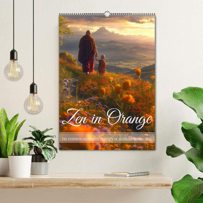 Zen in Orange (CALVENDO Monthly Calendar 2026)