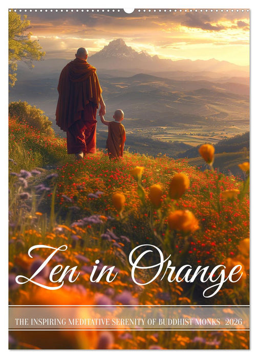 Zen in Orange (CALVENDO Monthly Calendar 2026)