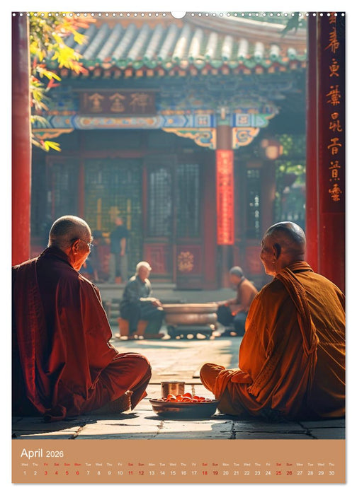 Zen in Orange (CALVENDO Monthly Calendar 2026)