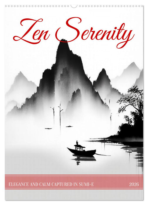 Zen Serenity (CALVENDO Monthly Calendar 2026)