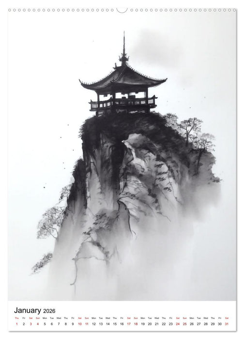 Zen Serenity (CALVENDO Monthly Calendar 2026)