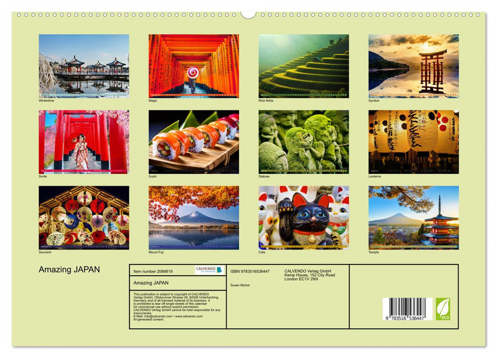 Amazing JAPAN (CALVENDO Premium-Calendar 2026)