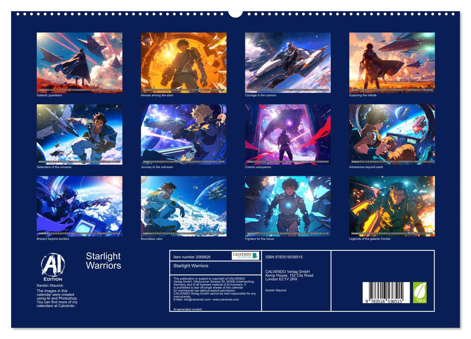 Starlight Warriors (CALVENDO Premium-Calendar 2026)