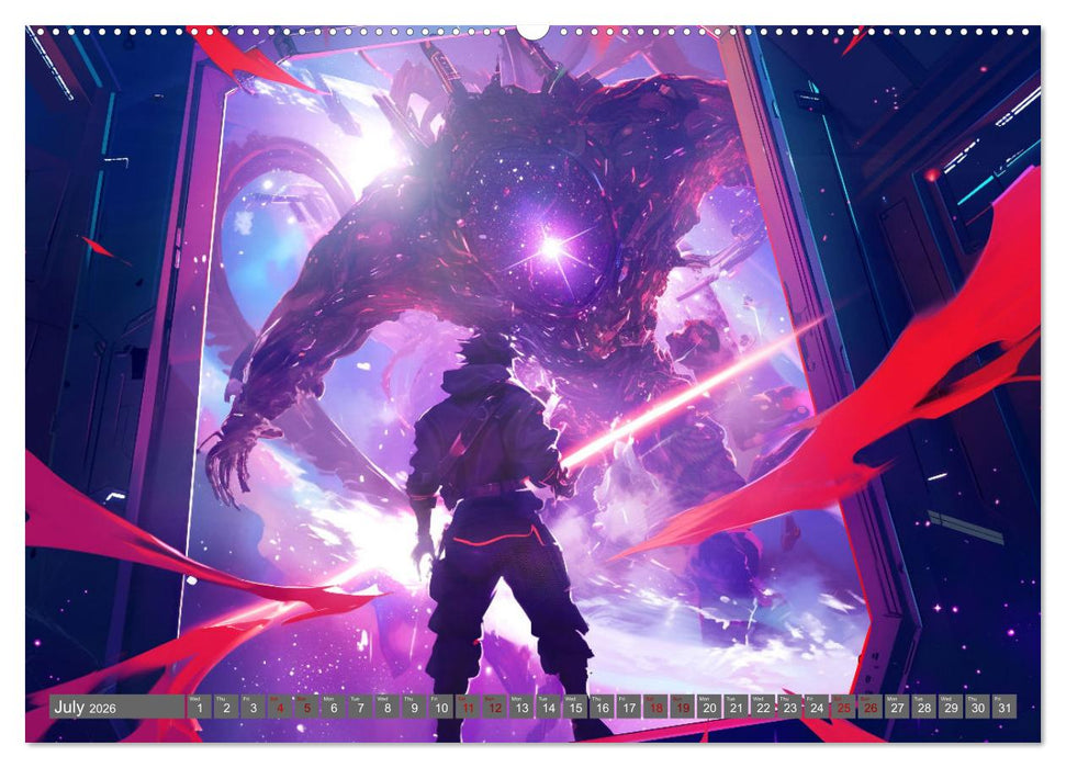 Starlight Warriors (CALVENDO Premium-Calendar 2026)