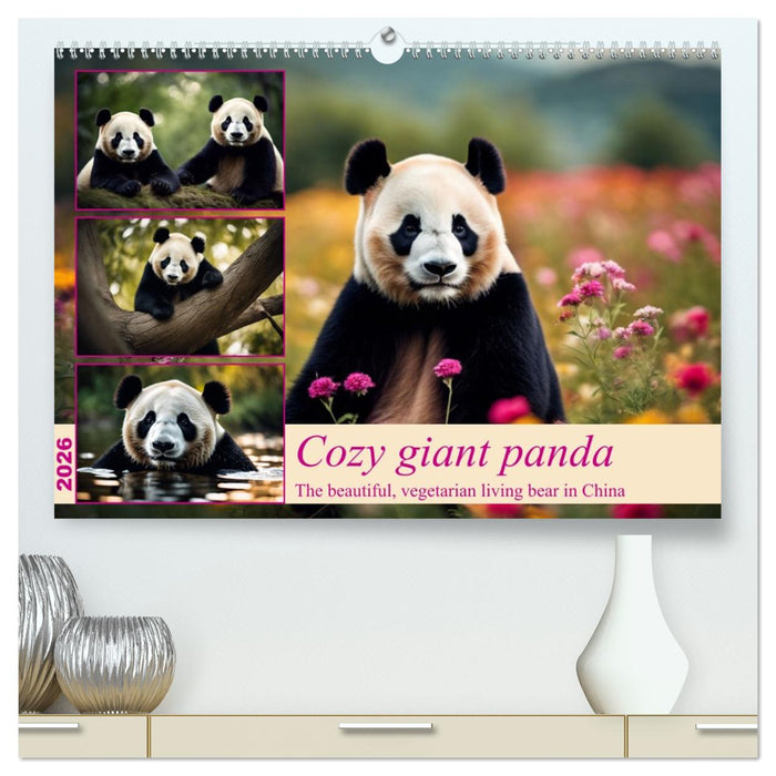Cozy giant panda (CALVENDO Premium-Calendar 2026)