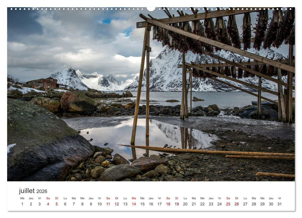 Réflexions dans les îles Lofoten (CALVENDO Calendrier supérieur 2026)