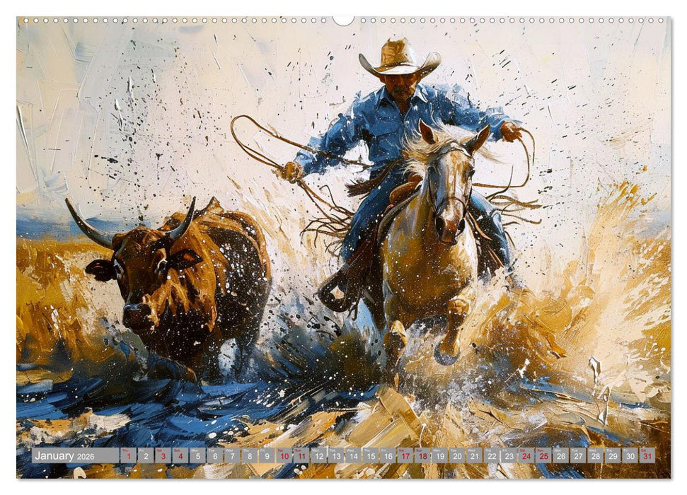 Horses, Power and Freedom (CALVENDO Monthly Calendar 2026)