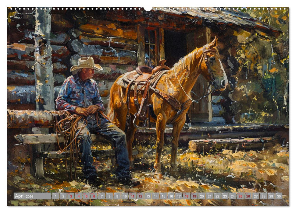 Horses, Power and Freedom (CALVENDO Monthly Calendar 2026)