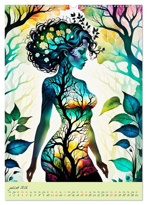 L'élégance de la nature (CALVENDO Calendrier supérieur 2026)