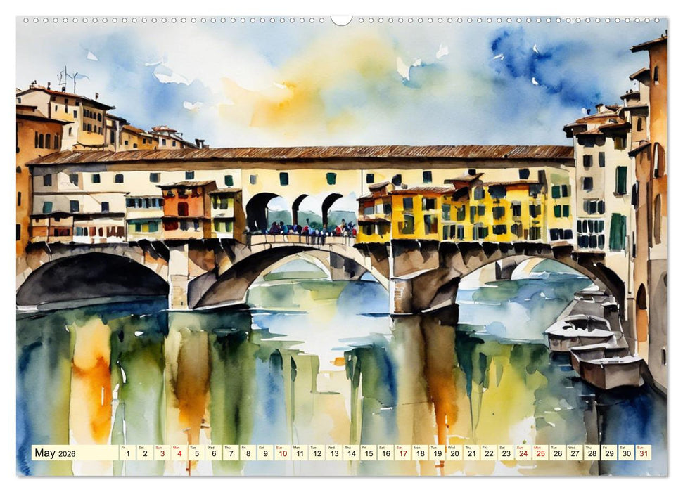 The most famous bridges in the world (CALVENDO Premium-Calendar 2026)