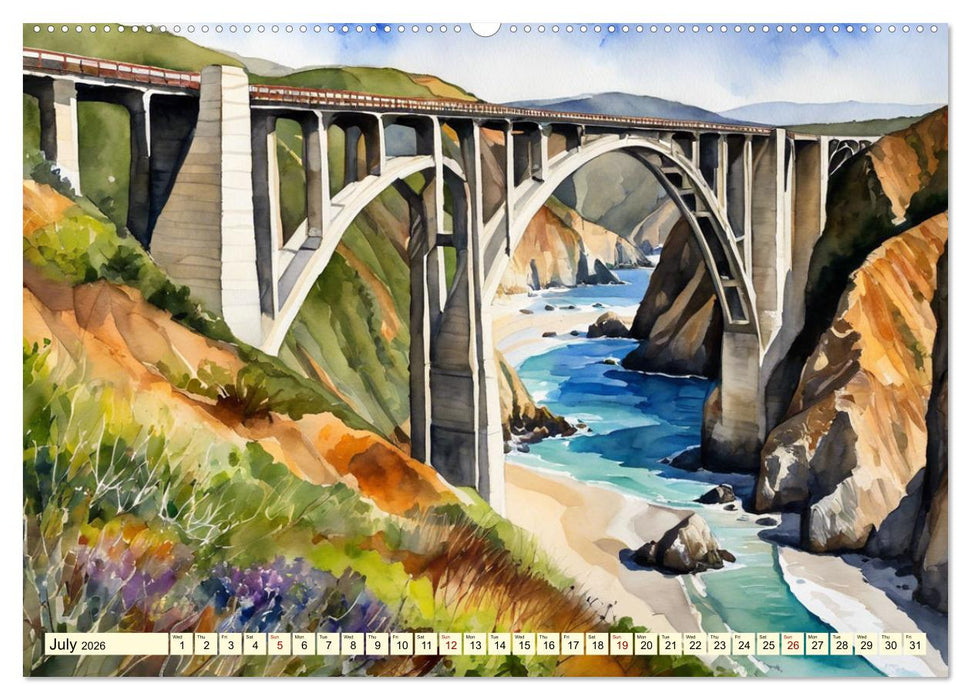 The most famous bridges in the world (CALVENDO Premium-Calendar 2026)