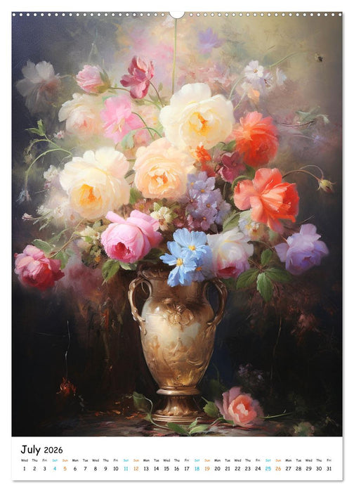 Blossoms & Vases (CALVENDO Premium-Calendar 2026)