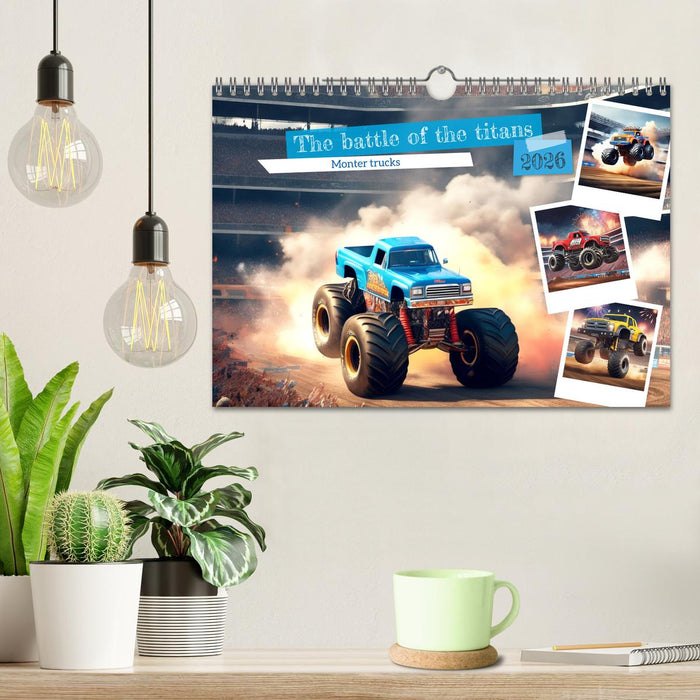 The battle of the titans (CALVENDO Monthly Calendar 2026)