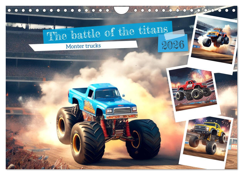 The battle of the titans (CALVENDO Monthly Calendar 2026)