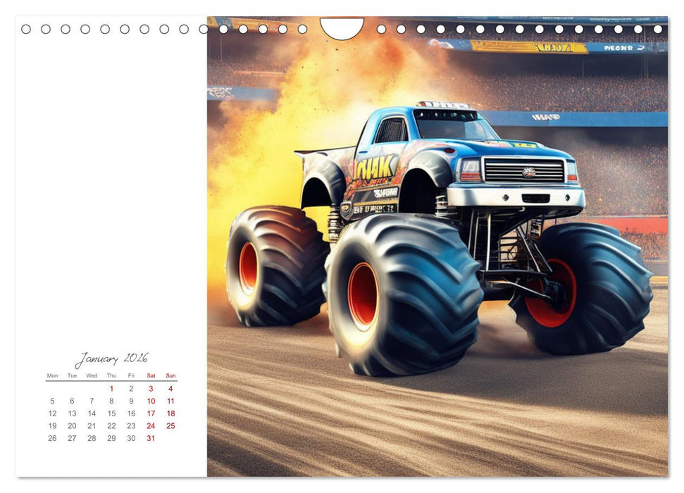 The battle of the titans (CALVENDO Monthly Calendar 2026)