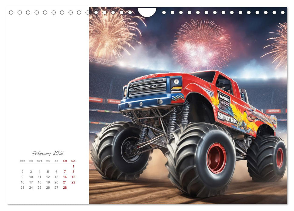 The battle of the titans (CALVENDO Monthly Calendar 2026)