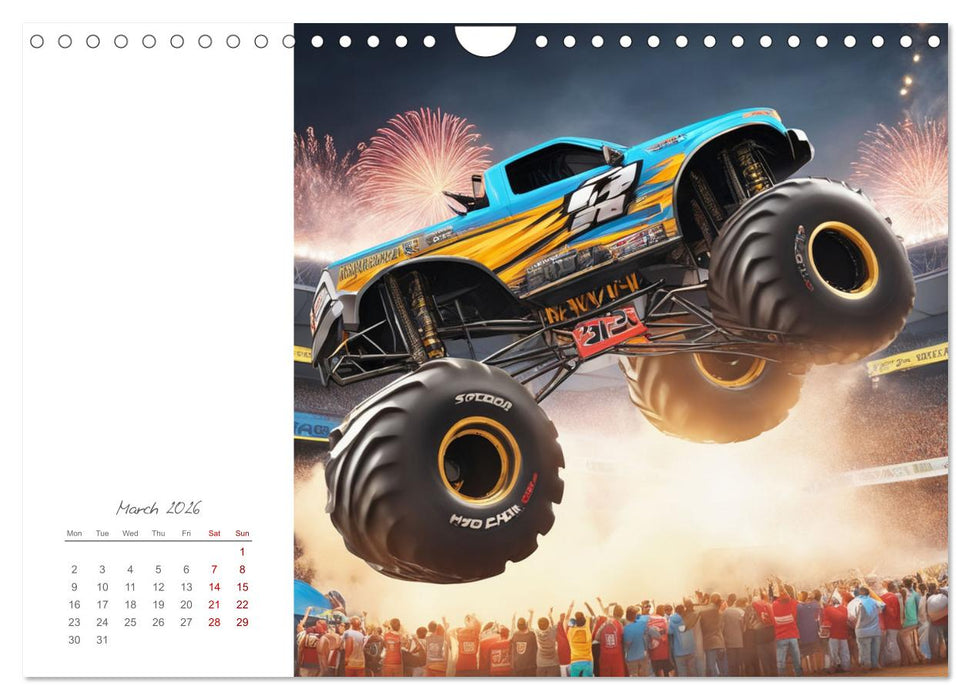 The battle of the titans (CALVENDO Monthly Calendar 2026)