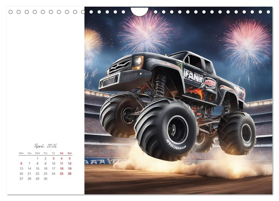 The battle of the titans (CALVENDO Monthly Calendar 2026)