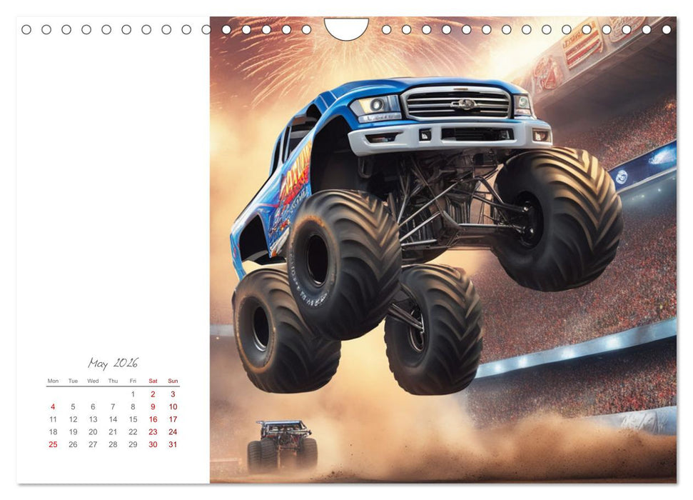 The battle of the titans (CALVENDO Monthly Calendar 2026)