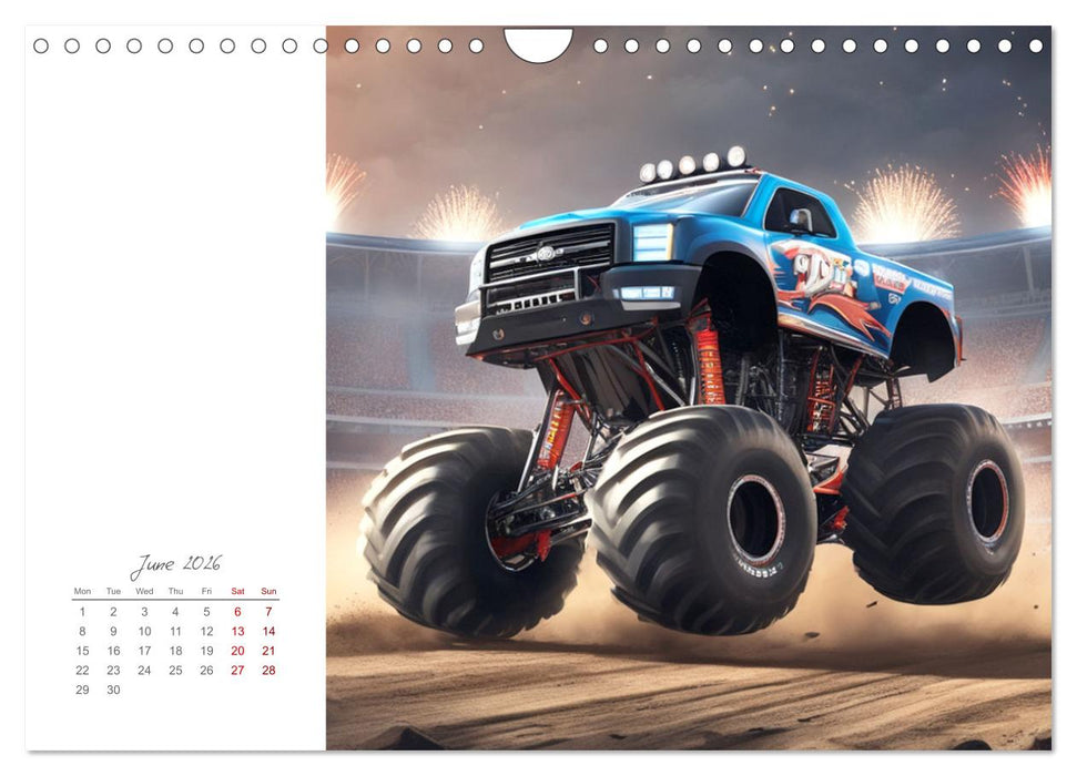 The battle of the titans (CALVENDO Monthly Calendar 2026)