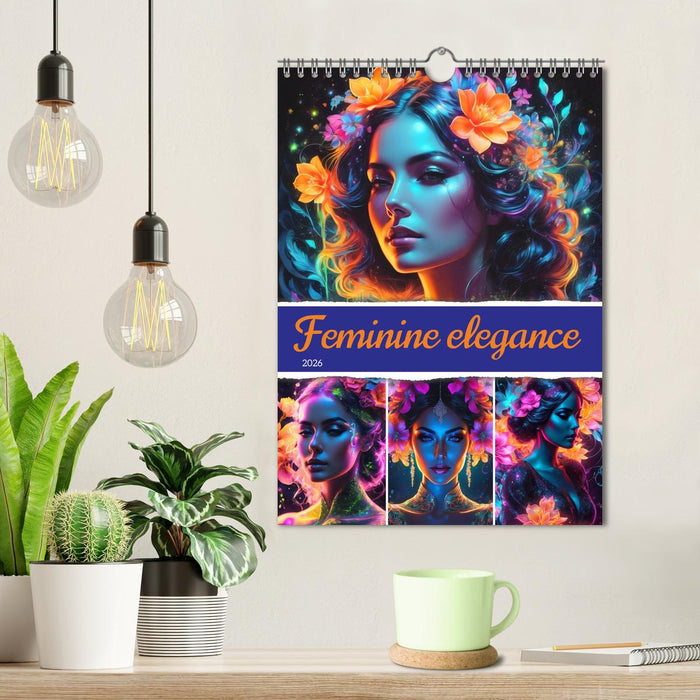 Feminine elegance (CALVENDO Monthly Calendar 2026)