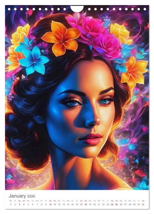 Feminine elegance (CALVENDO Monthly Calendar 2026)