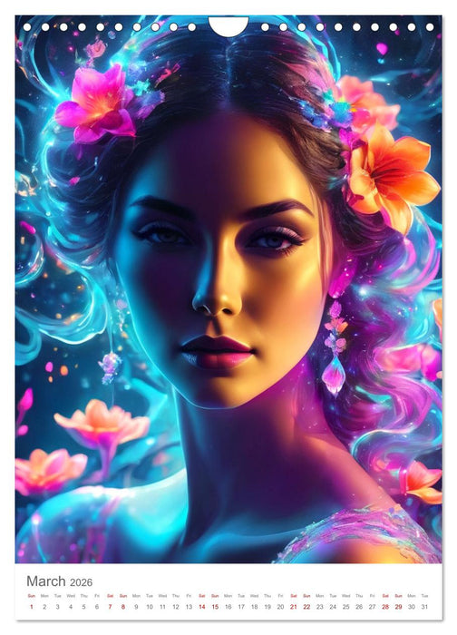 Feminine elegance (CALVENDO Monthly Calendar 2026)