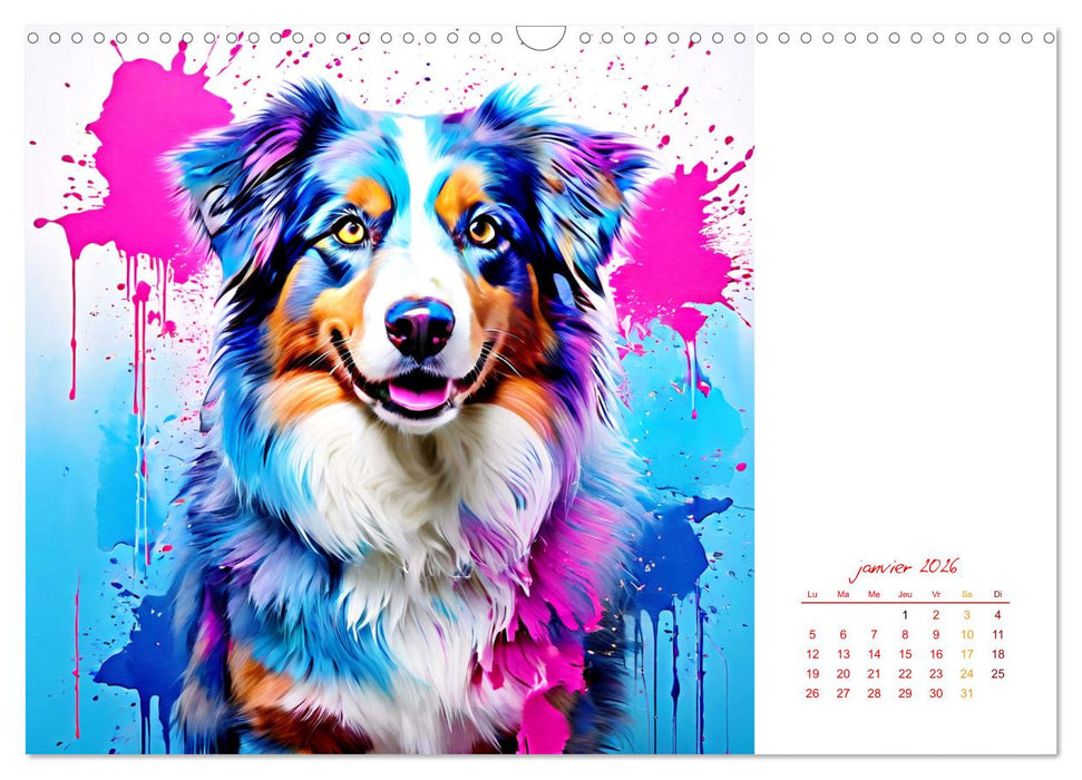 Show canin (CALVENDO Calendrier mensuel 2026)