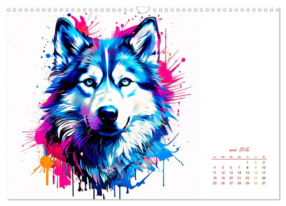 Show canin (CALVENDO Calendrier mensuel 2026)