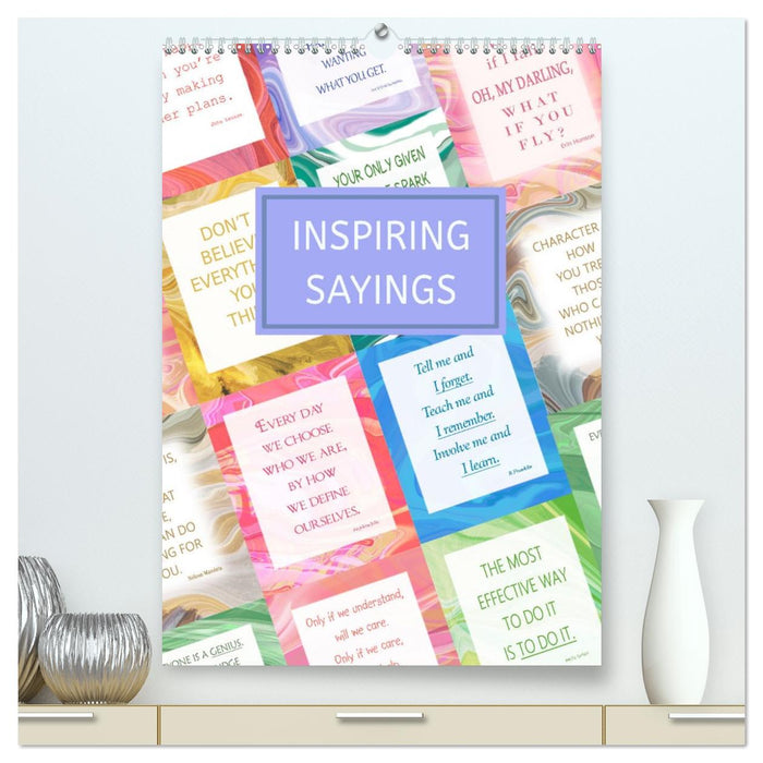 Inspiring sayings (CALVENDO Premium-Calendar 2026)