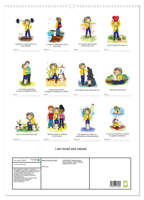 I am loved and valued (CALVENDO Monthly Calendar 2026)