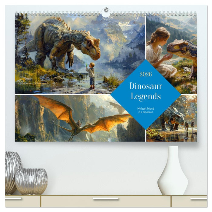 Dinosaur Legends (CALVENDO Premium-Calendar 2026)