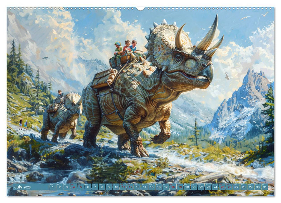 Dinosaur Legends (CALVENDO Premium-Calendar 2026)