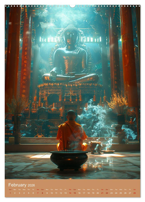 Zen in Orange (CALVENDO Premium-Calendar 2026)