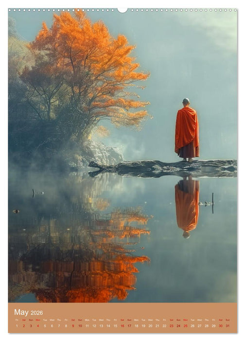 Zen in Orange (CALVENDO Premium-Calendar 2026)