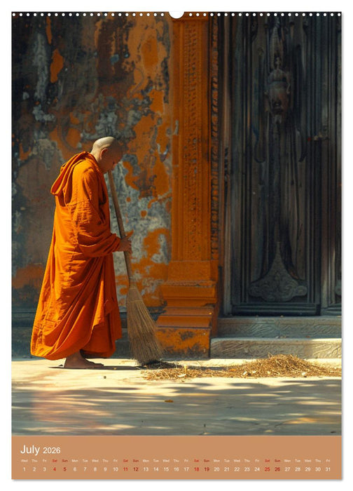 Zen in Orange (CALVENDO Premium-Calendar 2026)