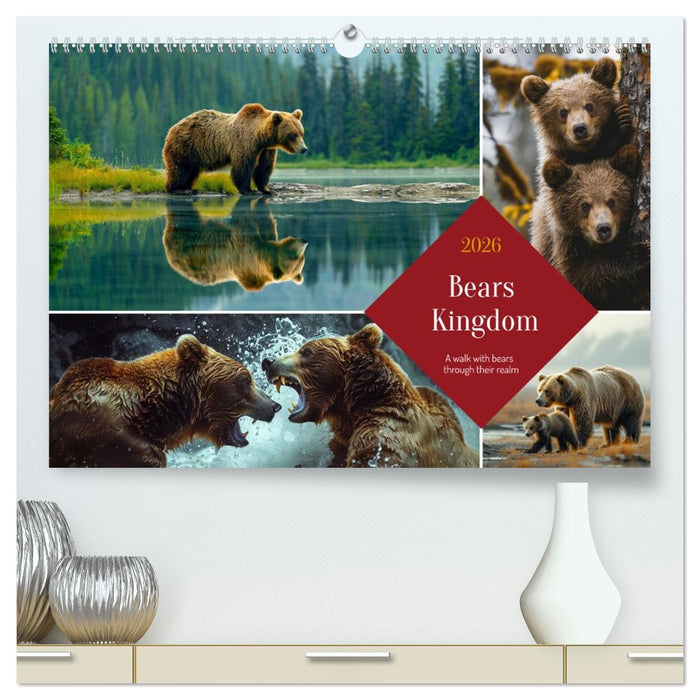 Bears Kingdom (CALVENDO Premium-Calendar 2026)