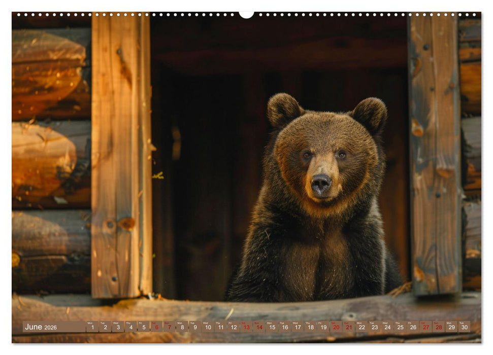 Bears Kingdom (CALVENDO Premium-Calendar 2026)