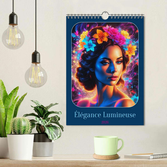 Élégance Lumineuse (CALVENDO Calendrier mensuel 2026)