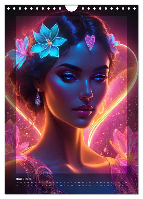 Élégance Lumineuse (CALVENDO Calendrier mensuel 2026)