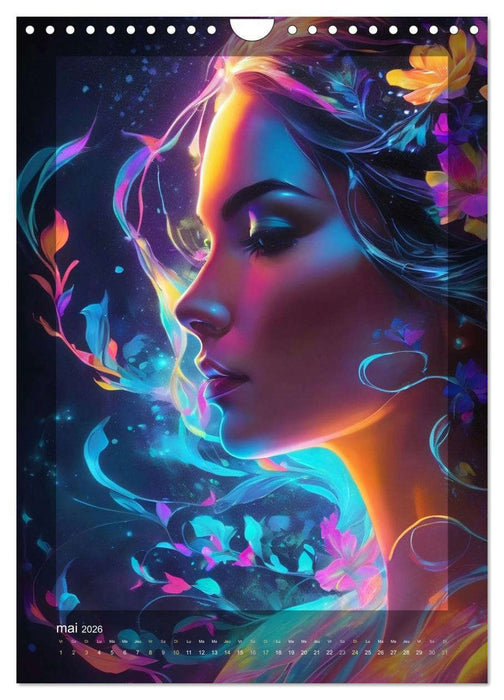 Élégance Lumineuse (CALVENDO Calendrier mensuel 2026)