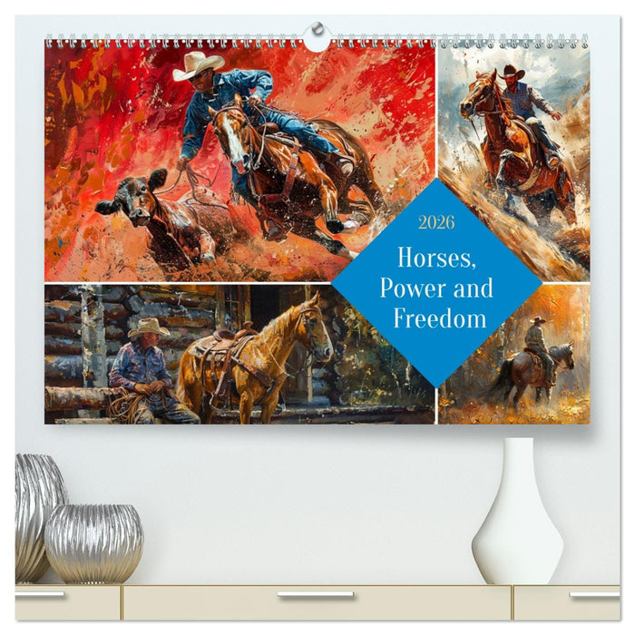 Horses, Power and Freedom (CALVENDO Premium-Calendar 2026)