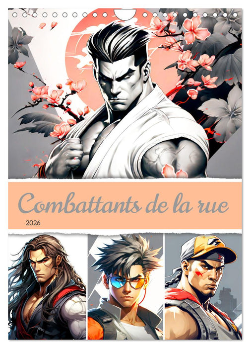 Combattants de la rue (CALVENDO Calendrier mensuel 2026)