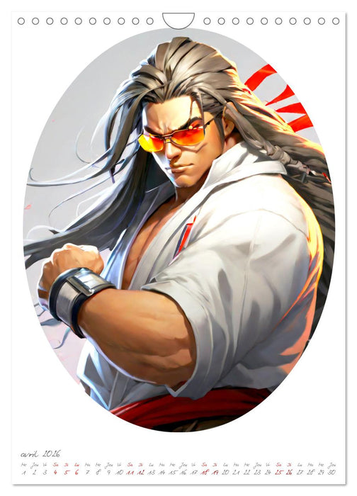 Combattants de la rue (CALVENDO Calendrier mensuel 2026)