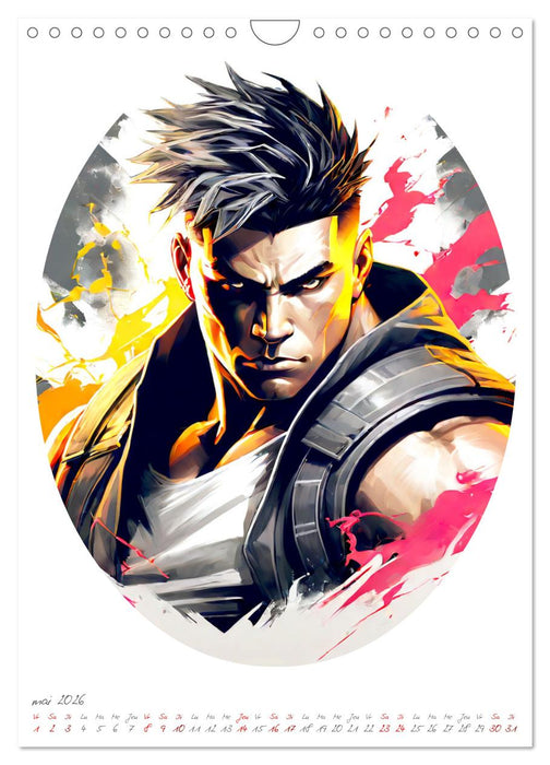 Combattants de la rue (CALVENDO Calendrier mensuel 2026)