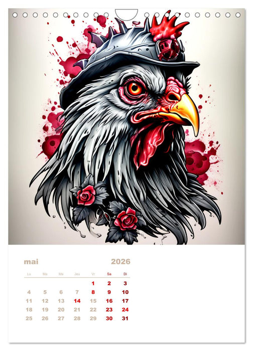 Marche des zombies (CALVENDO Calendrier mensuel 2026)