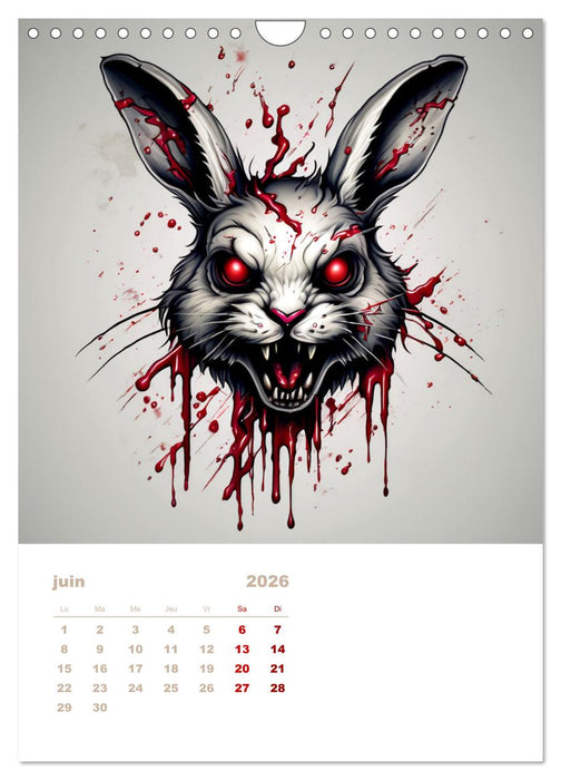 Marche des zombies (CALVENDO Calendrier mensuel 2026)