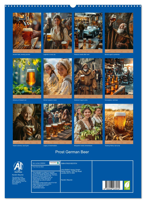 Prost German Beer (CALVENDO Premium-Calendar 2026)