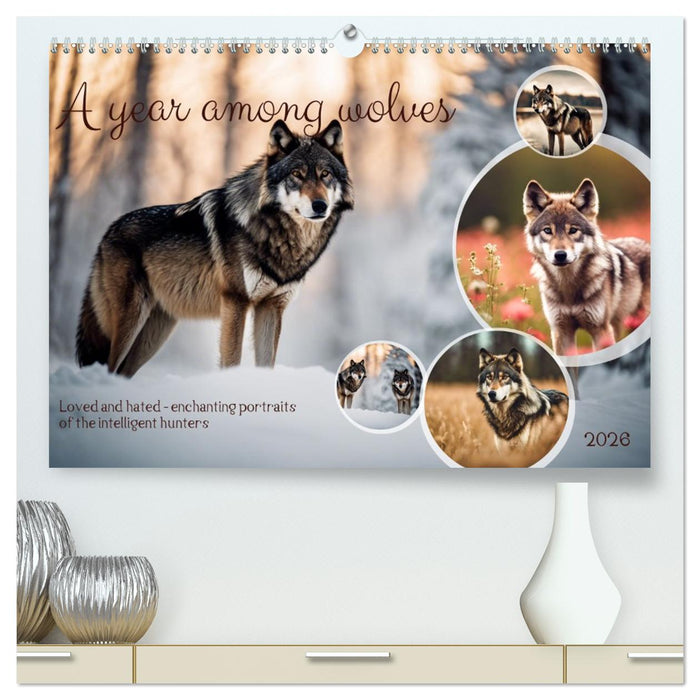 A year among wolves (CALVENDO Premium-Calendar 2026)