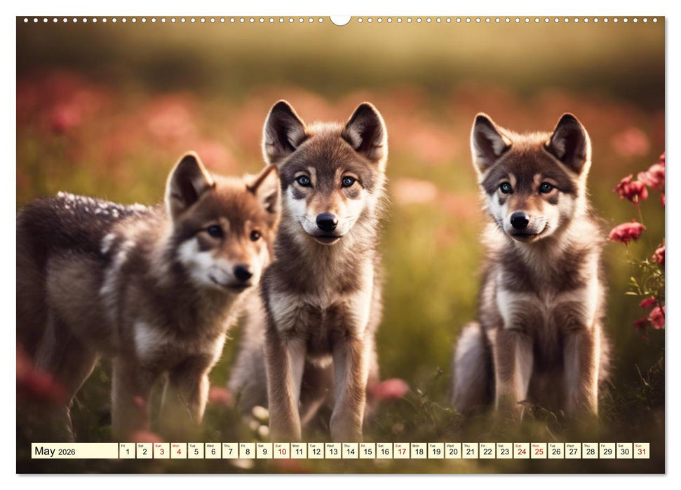 A year among wolves (CALVENDO Premium-Calendar 2026)